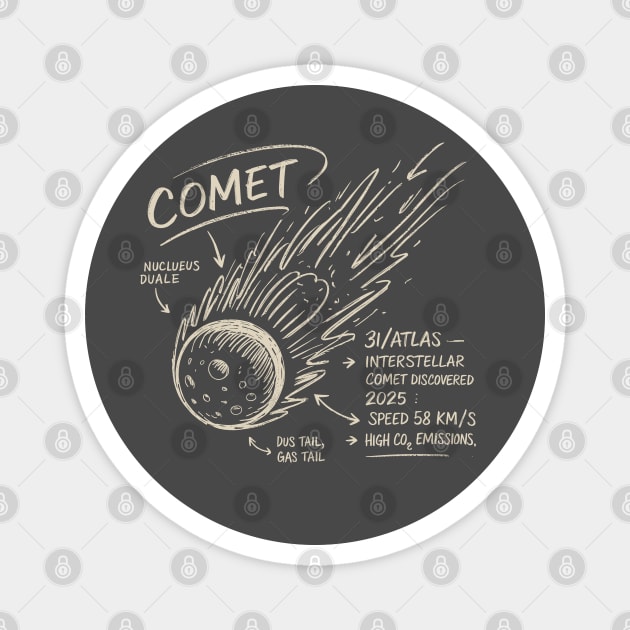 3i-Atlas Magnet by JessArty
